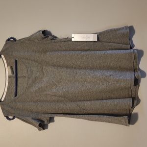 Calvin Klein Performance Dry Cold Shoulder Top